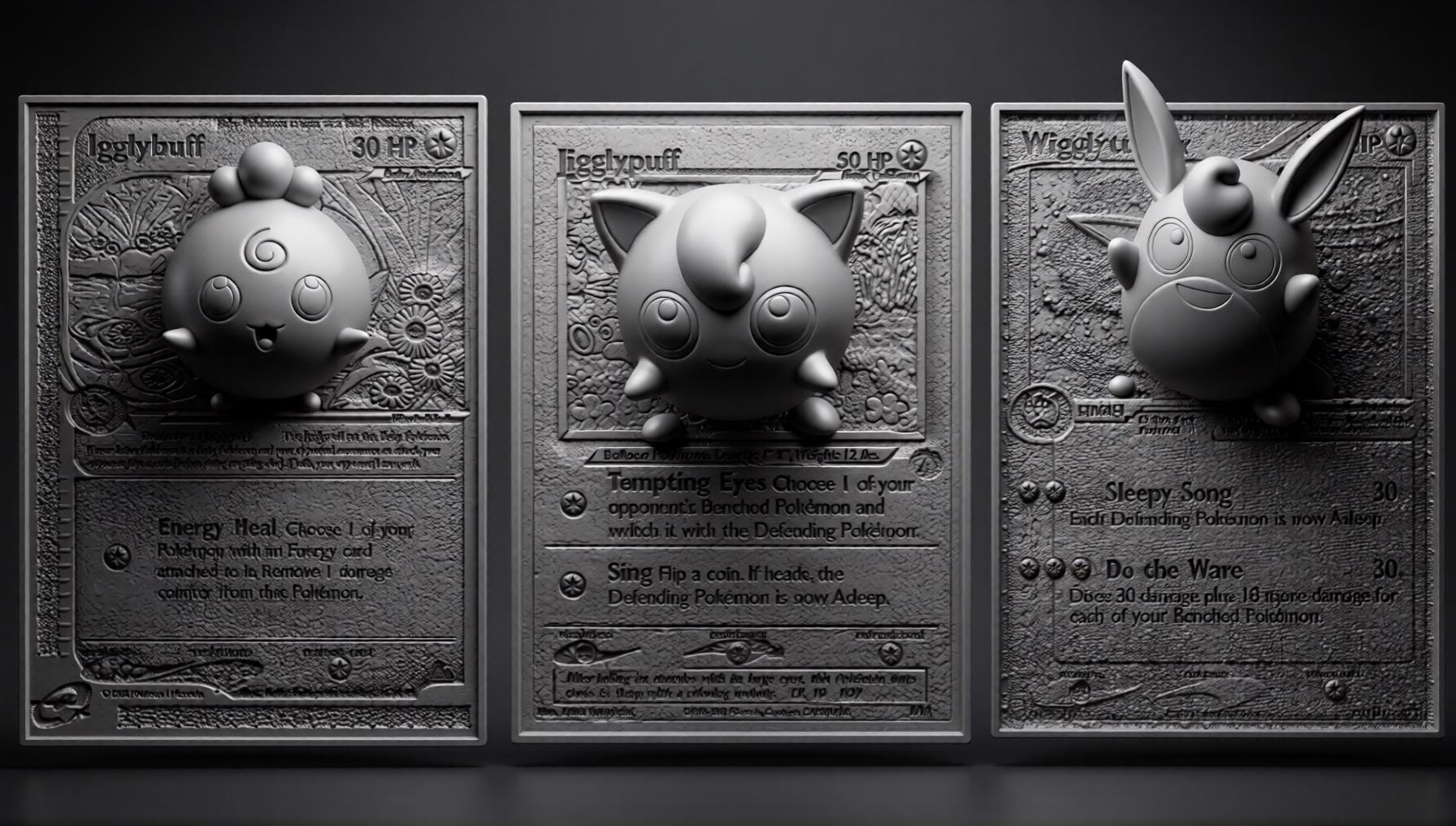 Pokemons Cards 3d - Etsy