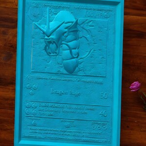 Carte 3D/4D Gyarados - fichier d'impression personnalisé - nouvelle carte Pokémon