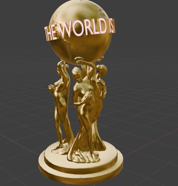 NEW! Scarface 'the World is Yours' Statue STL File – 3D Printable