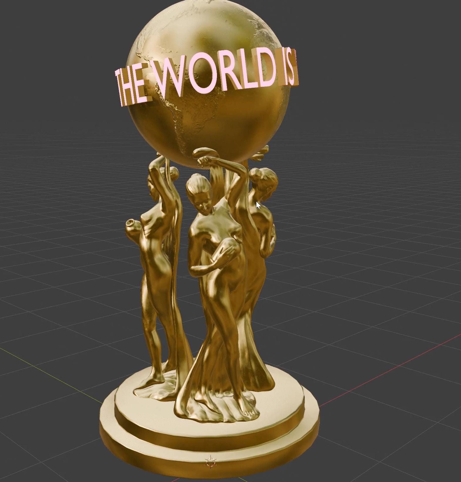 NEW! Scarface 'the World is Yours' Statue STL File – 3D Printable