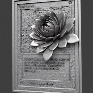 Unveil the Mystique with Black Lotus - Iconic Magic: The Gathering 3D/4D Card