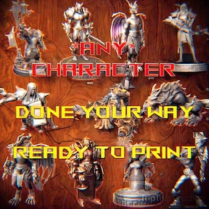 Convert your World of Warcraft character into a 3D-printable model!