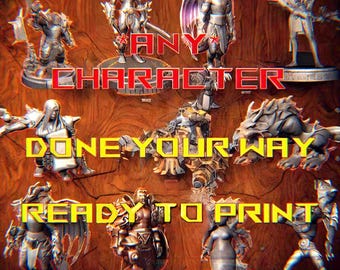 Convert your World of Warcraft character into a 3D-printable model!