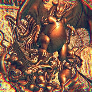 Présentation de la carte 3D Ultimate Charizard Evolution - Édition classique avec Charmander et Charmeleon !