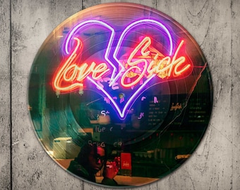 Don Toliver - Love Sick (Deluxe) Unique rap Poster, Print is made directly on real Vintage Vinyl Record