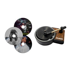 Car Air Freshener in a Design of Spinning Vintage Record Player Stylish way to keep Your Car smelling Nice and Fresh Gift Idea