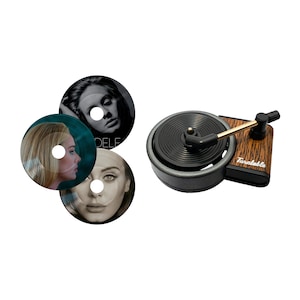 Car Air Freshener in a Design of Spinning Vintage Record Player Stylish way to keep Your Car smelling Nice and Fresh Gift Idea