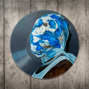 Gunna - One of Wun Einzigartiges Rap-Poster, Druck wird direkt auf echte Vintage Vinyl-Schallplatte gemacht