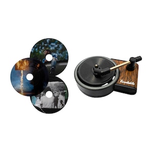 Car Air Freshener in a Design of Spinning Vintage Record Player Stylish way to keep Your Car smelling Nice and Fresh Gift Idea