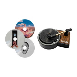 Car Air Freshener in a Design of Spinning Vintage Record Player Stylish way to keep Your Car smelling Nice and Fresh Gift Idea