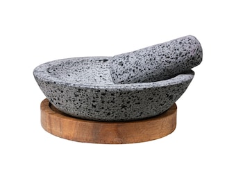 Volcanic Mortar and Pestle Caxitl Made of Rock - Etsy