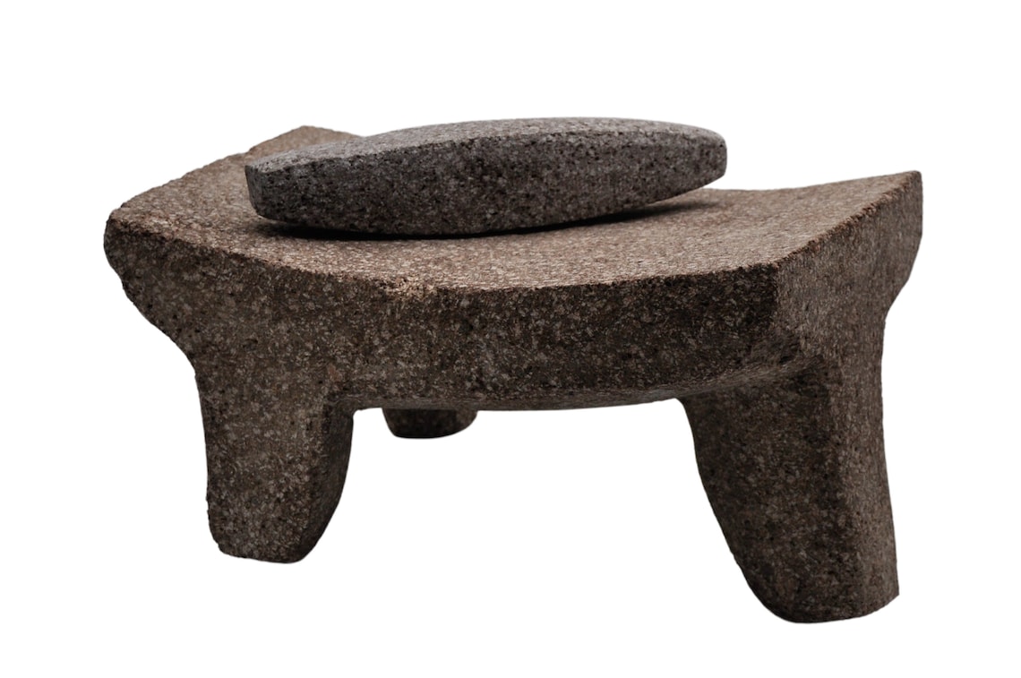 Hand Made Mexican Metate 31 X 22 Rustic Red Volcanic Lava Rock | Etsy