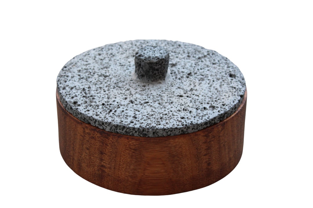 Tlahuanoni Volcanic Stone Totilla Make With Hand Painted