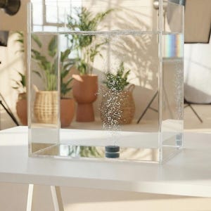 Clear Acrylic Water Tray: Product Photography Prop (40x20x40 cm)