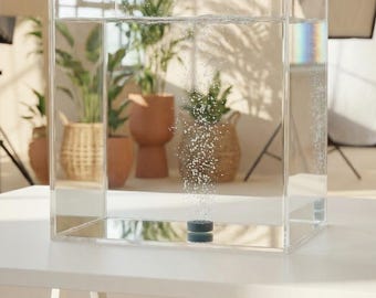 Clear Acrylic Water Tray: Product Photography Prop (40x20x40 cm)