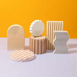 Product Photography Props | Photo Background | Photoshoot Prop | Geometric Shapes Props | Photography Blocks | Jewelry Stand