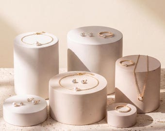 Schmuck-Display-Sockel, Beton für Boutique-Theke, Schmuckständer