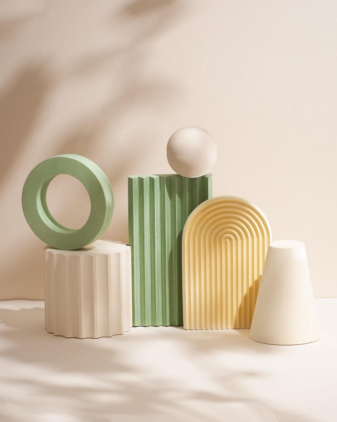 Set of Props for Product Photography, Retail Display, Stone Props