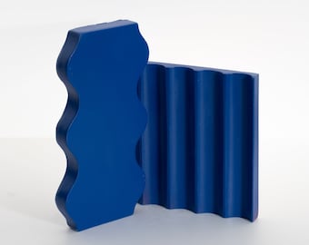 Painted Photography Props: Square Display Platforms, Set of 2