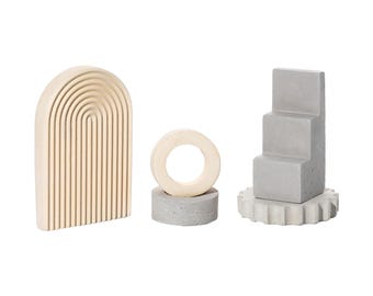 Prop met geometrische vorm, rekwisiet voor productfotografie of winkeldisplay
