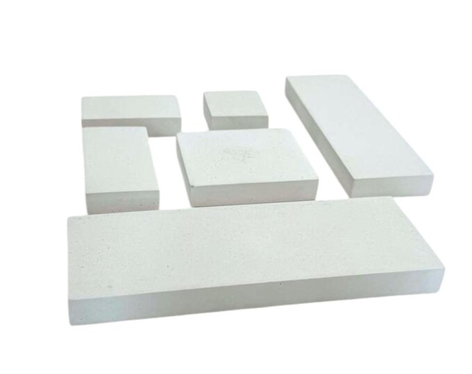 Handmade White Concrete Photography Props: Jewelry Display Set - Etsy
