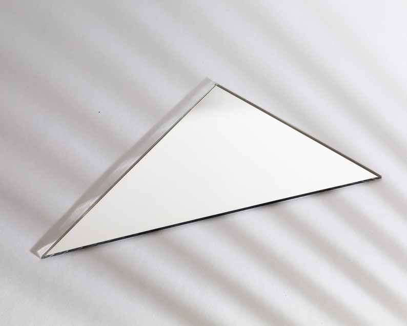mirror props, props for product photography, mirror acrylic, acrylic, studio props, photography tools, photography decor, mirror, betonvton triangle 25x20x15cm