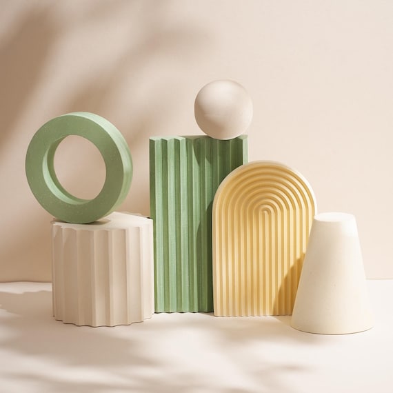 Product Photography Podium Set:  Demonstration Product Display Risers