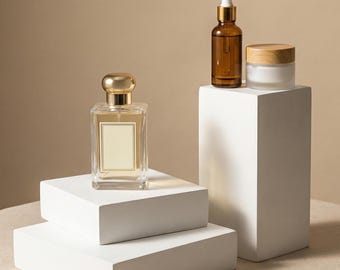 Rekwisieten voor productfotografie voor cosmetica en sieraden, displaystandaards voor winkels, vitrineverhogers