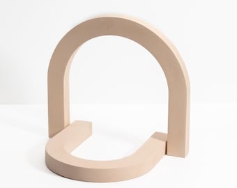 Handmade Beige Arch Product Photography Props: Jewelry Styling