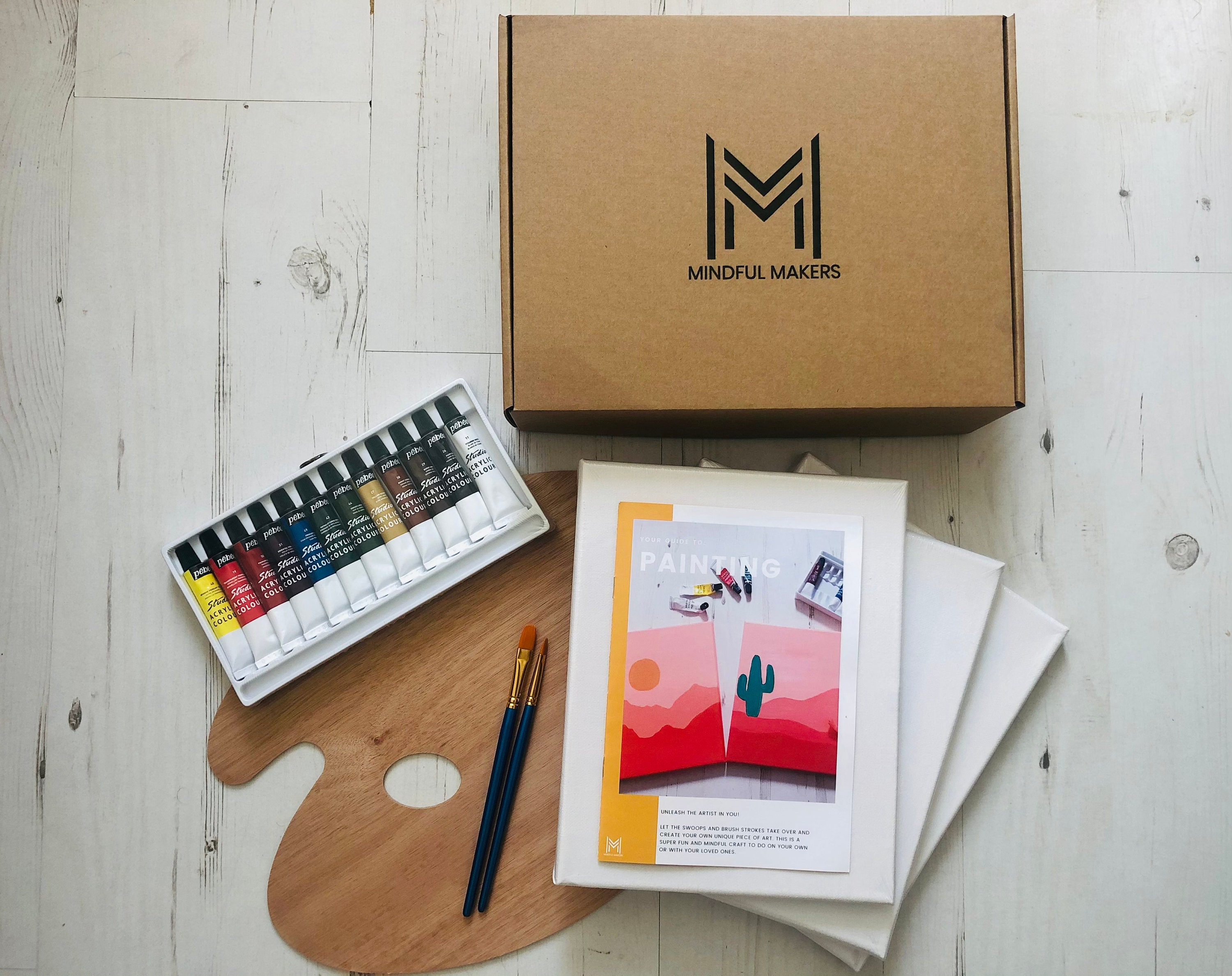 Canvas Painting Kit Craft Kit DIY Pastime Activity Etsy