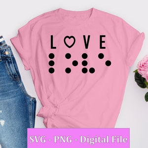 SVG - "AMOUR" en braille