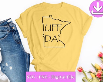 Uff Da - Minnesota - SVG