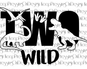 SVG - Two Wild - birthday shirt