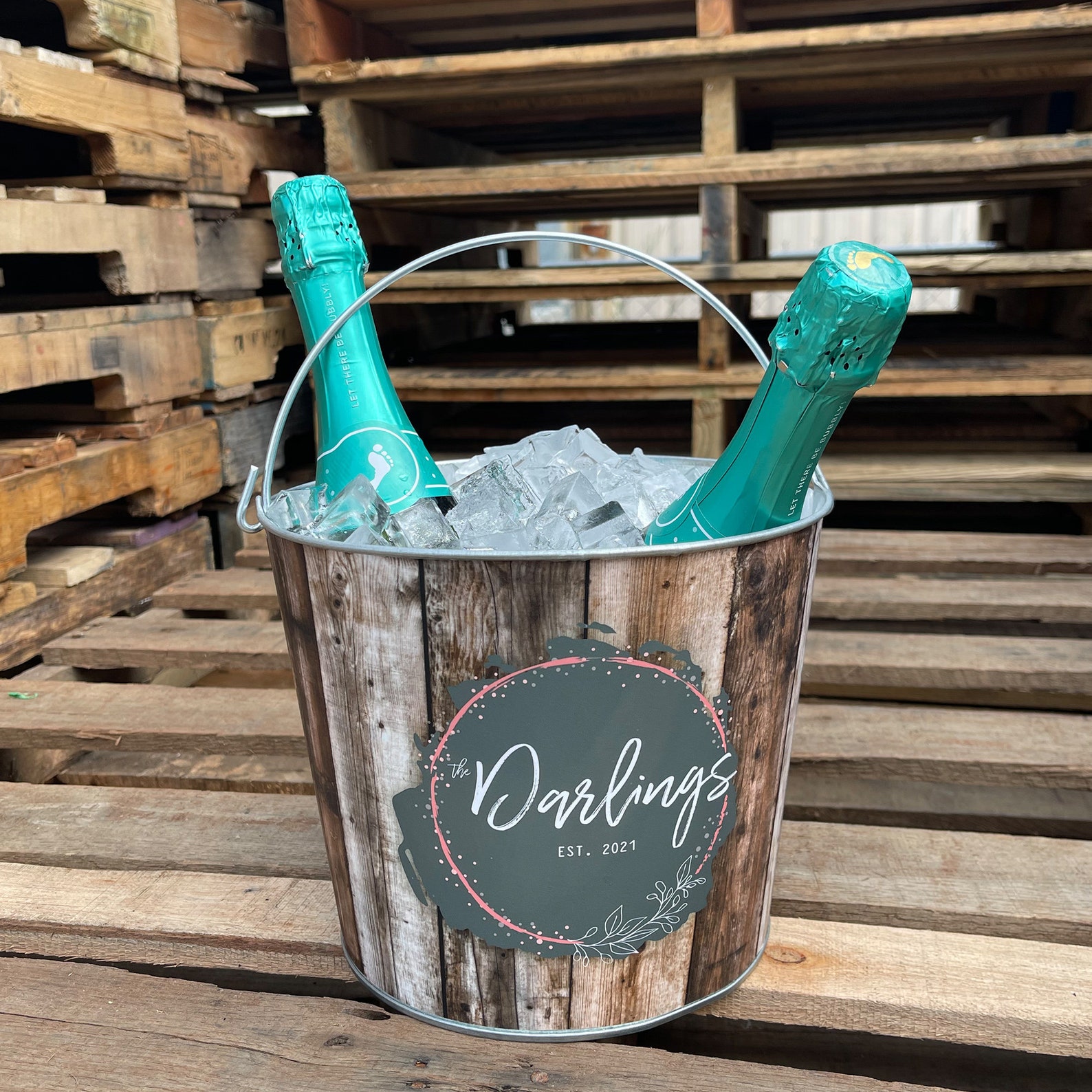 Personalized Champagne Bucket Great Housewarming Gift Etsy