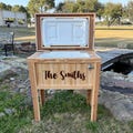Backyard Cooler, Personalized Closing Gift, Personalized Gift, Realtor Closing Gift, Backyard Decor, Housewarming Gift, Couple Gift