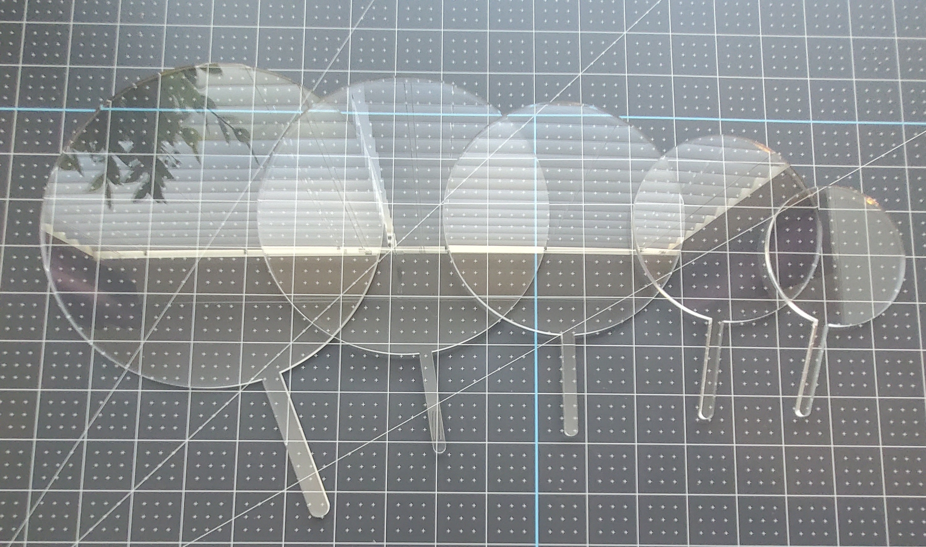 Clear Acrylic Shape Cake Toppers, Circle, Hexagon, Heart, Square, Arc…