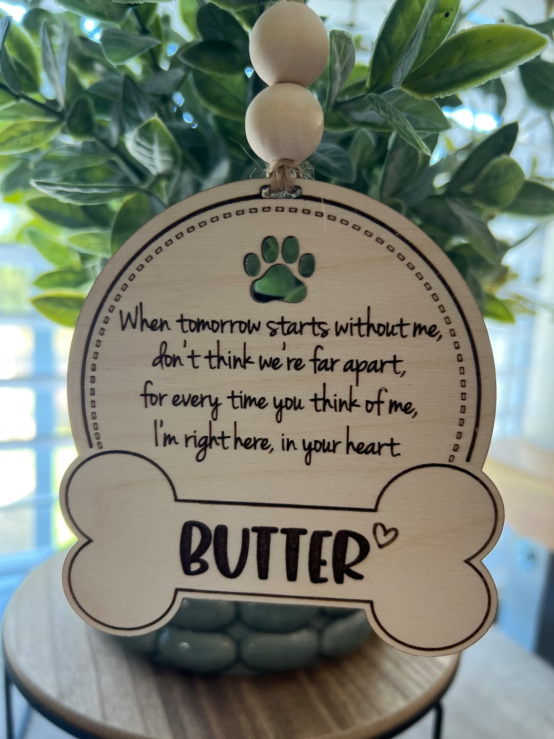 Personalized Pet Memorial Ornament, Sympathy Gift for Loss of Dog ...