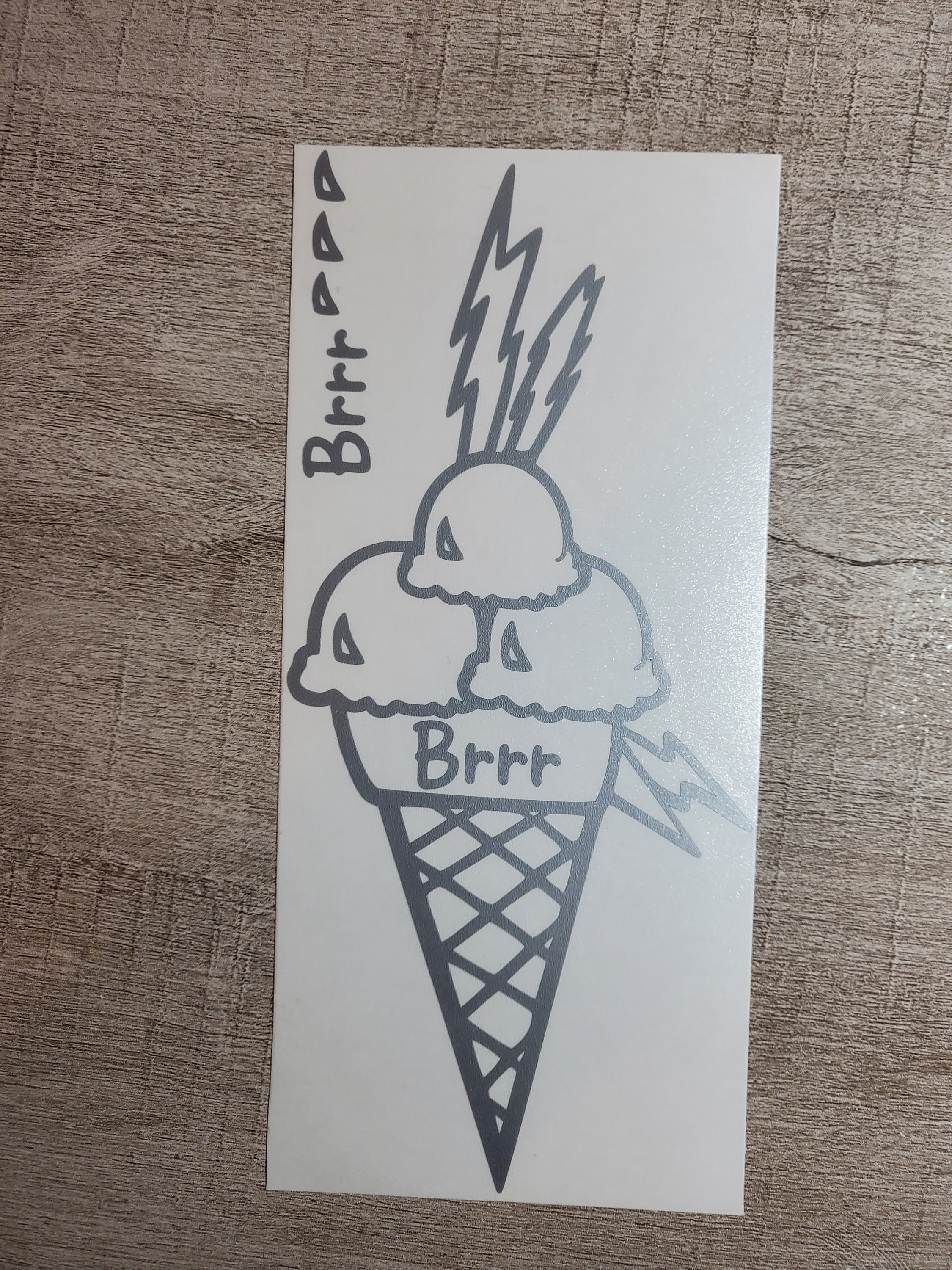 Gucci Mane Ice Cream Tattoo Vinyl Decal Etsy
