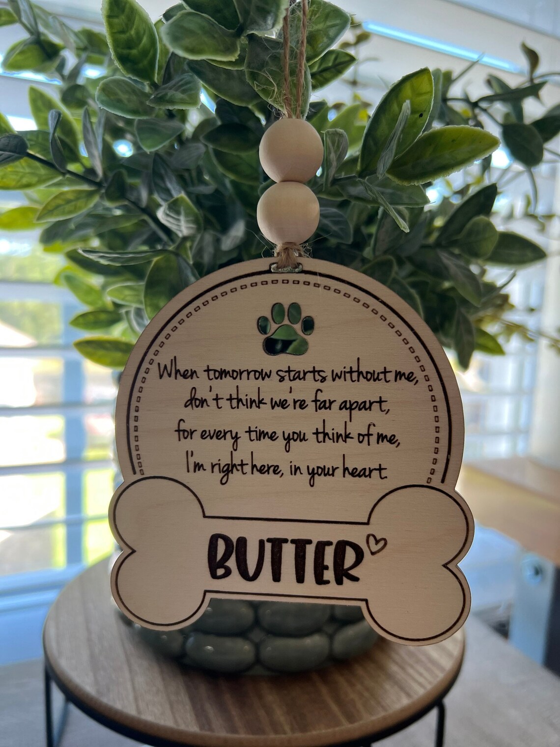 Personalized Pet Memorial Ornament, Sympathy Gift for Loss of Dog ...