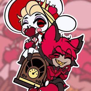 Hazbin Hotel RadioApple Enamel Pin image 2