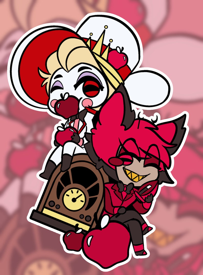 Hazbin Hotel RadioApple Enamel Pin image 2