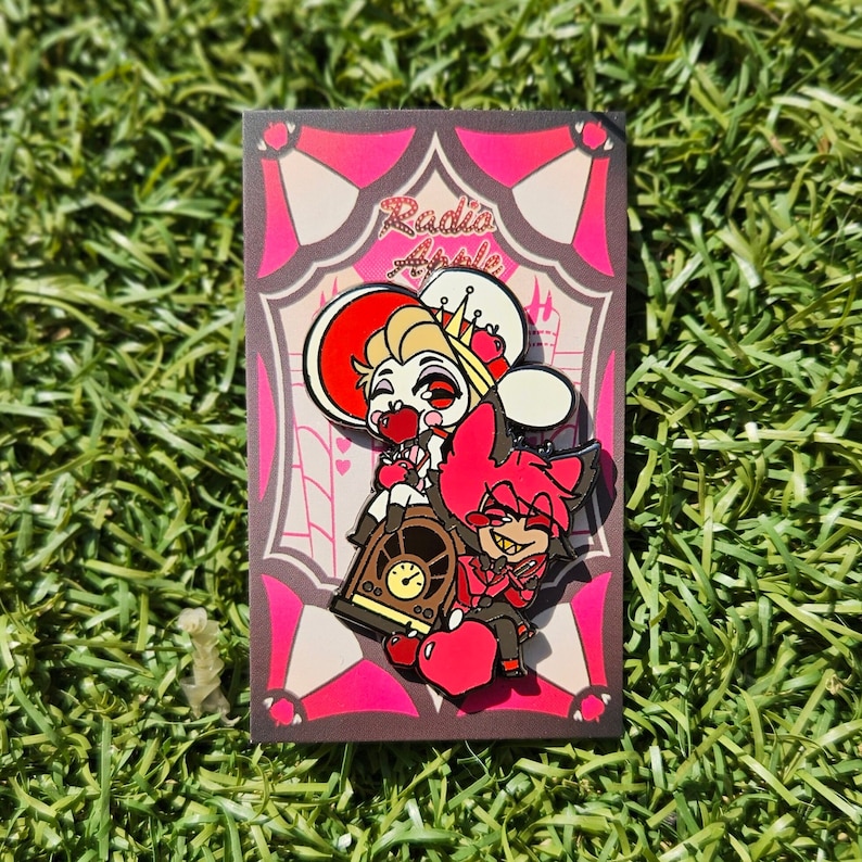 Hazbin Hotel RadioApple Enamel Pin image 1