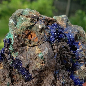 Malachite - Azurite, Raw Specimen