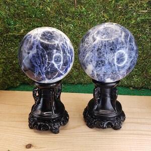 High Quality Dark Blue Sodalite Crystal Sphere