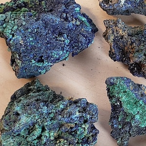 Malachite - Azurite, Raw Specimen