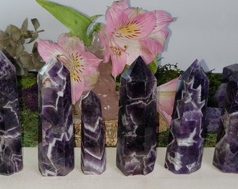 Chevron Amethyst Kristallspitze