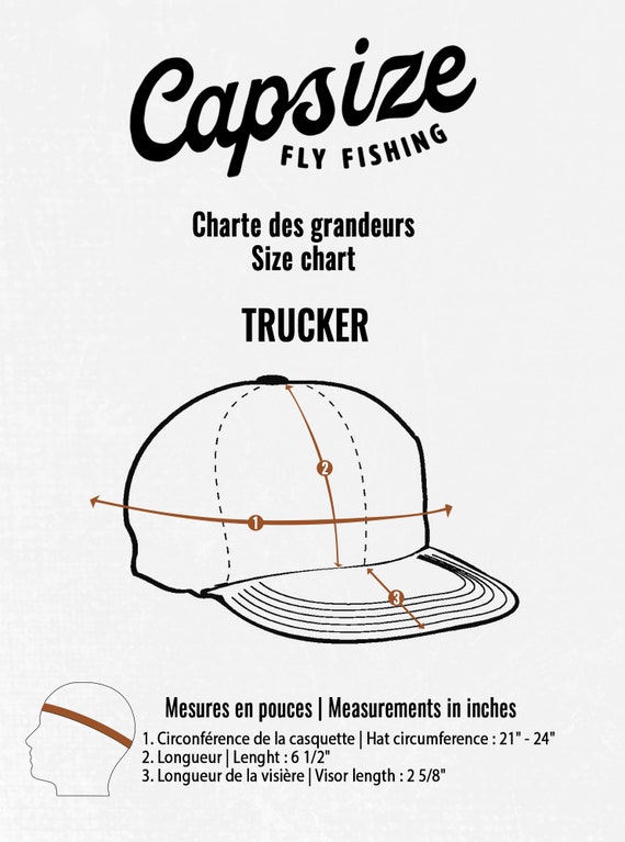 Salmon Patch Black Trucker Hat - Capsize Fly Fishing