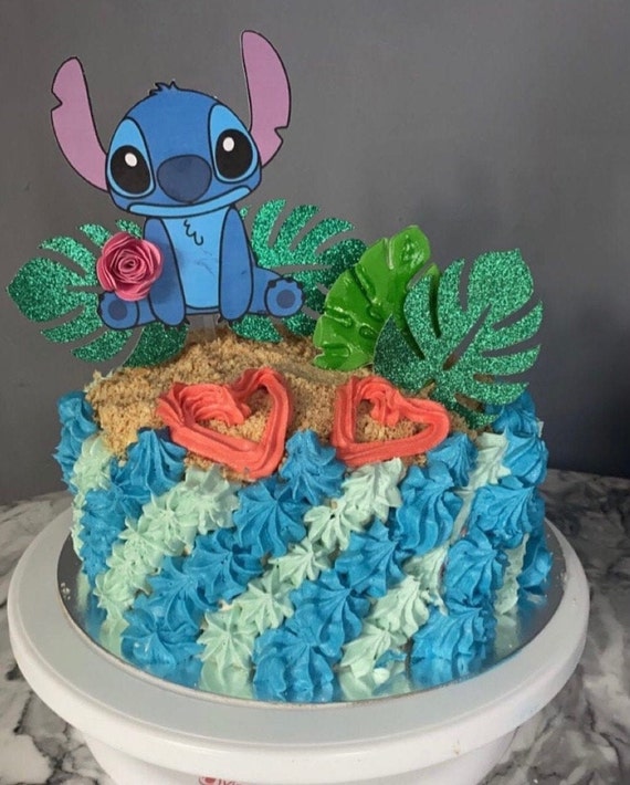Stitch Cake Topper / Stitch Birthday Party / Stitch Birthday Decorations /  Lilo and Stitch Party Decoration / Lilo and Stitch Cake Topper -   Canada