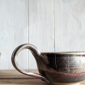 Smoky Emerald Soup/Latte Mug / Cozy Stoneware Mug / Latte Cup / Ceramic Mug / Soup Mug / Handmade Ceramic Mug / Mother's Day Gift image 2