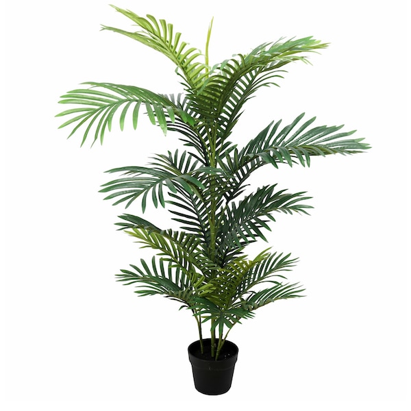 Artificial Areca Palm Tree - 0.9m & 1.2m - Faux Indoor Tree